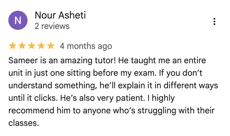 Google review 1